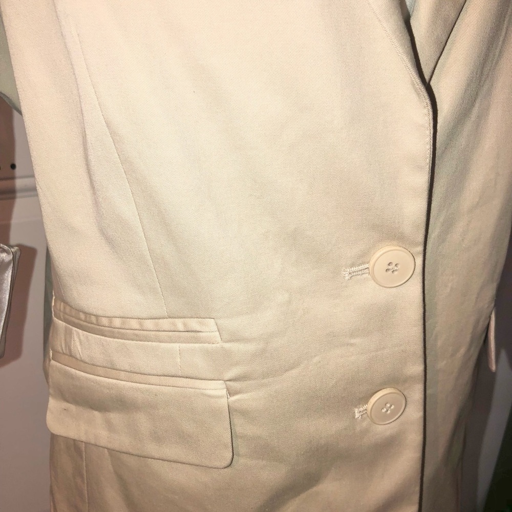 NWT NY&Co. Khaki Blazer Size 14 - Picture 6 of 14